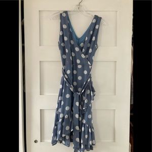 Papillon Blue Polka Dot Dress